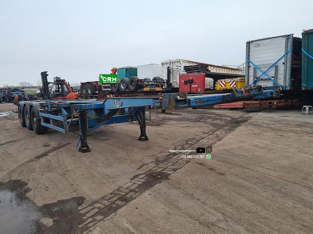 Fliegl 3 AXLE CONTAINER CHASSIS 40 2X20 20 MIDDLE SAF D