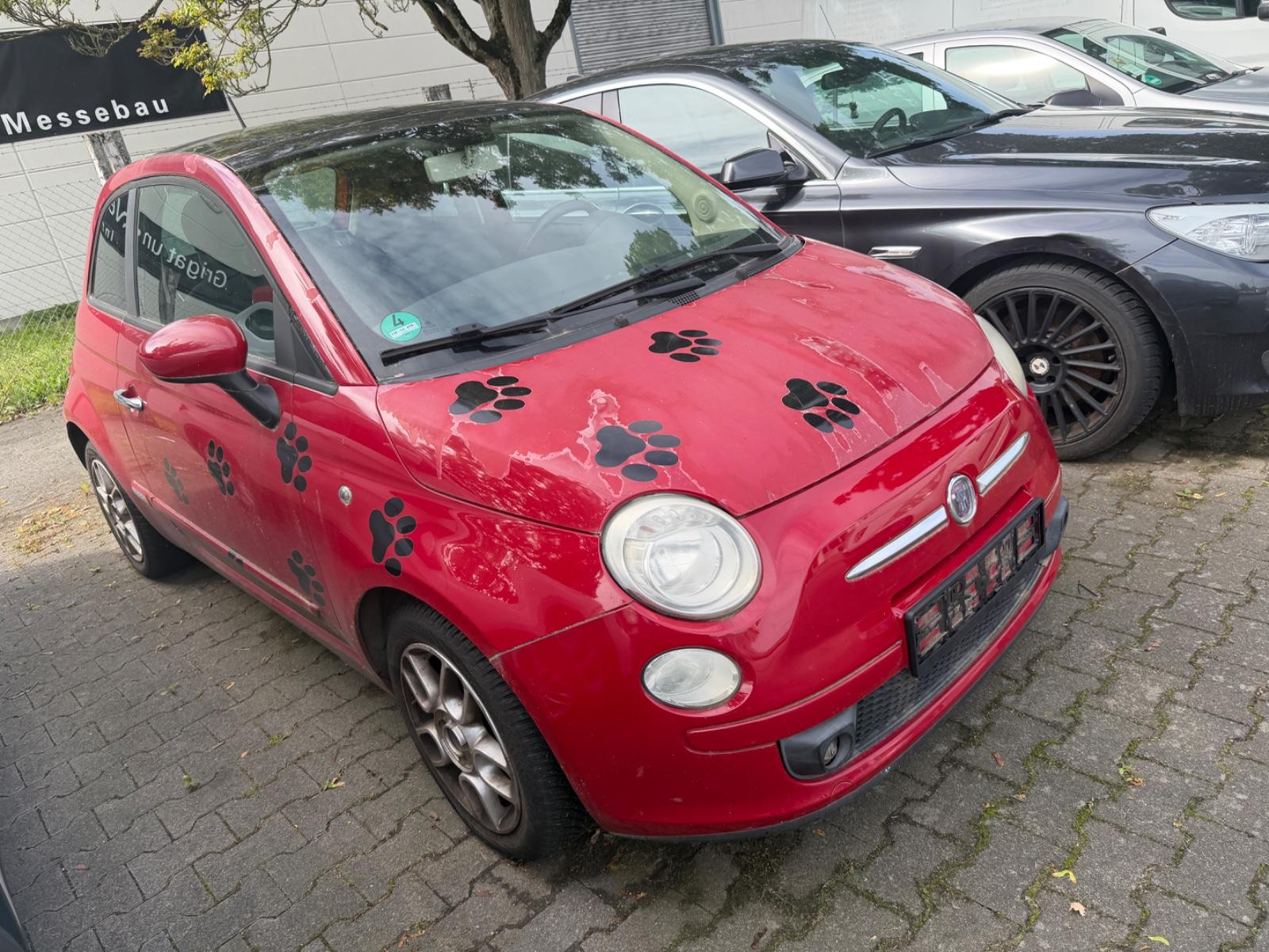 Fiat 500 Sport Teilleder Panorama-Schiebedach 1.Hand