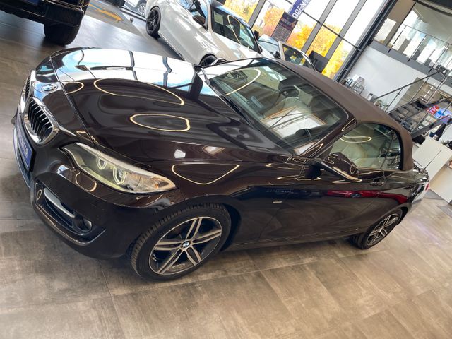 BMW 218 d Cabrio Sport Line *AHK*SHZ*Klima*Navi*