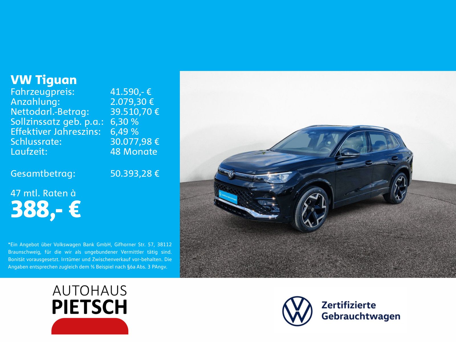 Volkswagen Tiguan 1.5 TSI DSG R-Line Matrix 360° AHK Navi foto 2