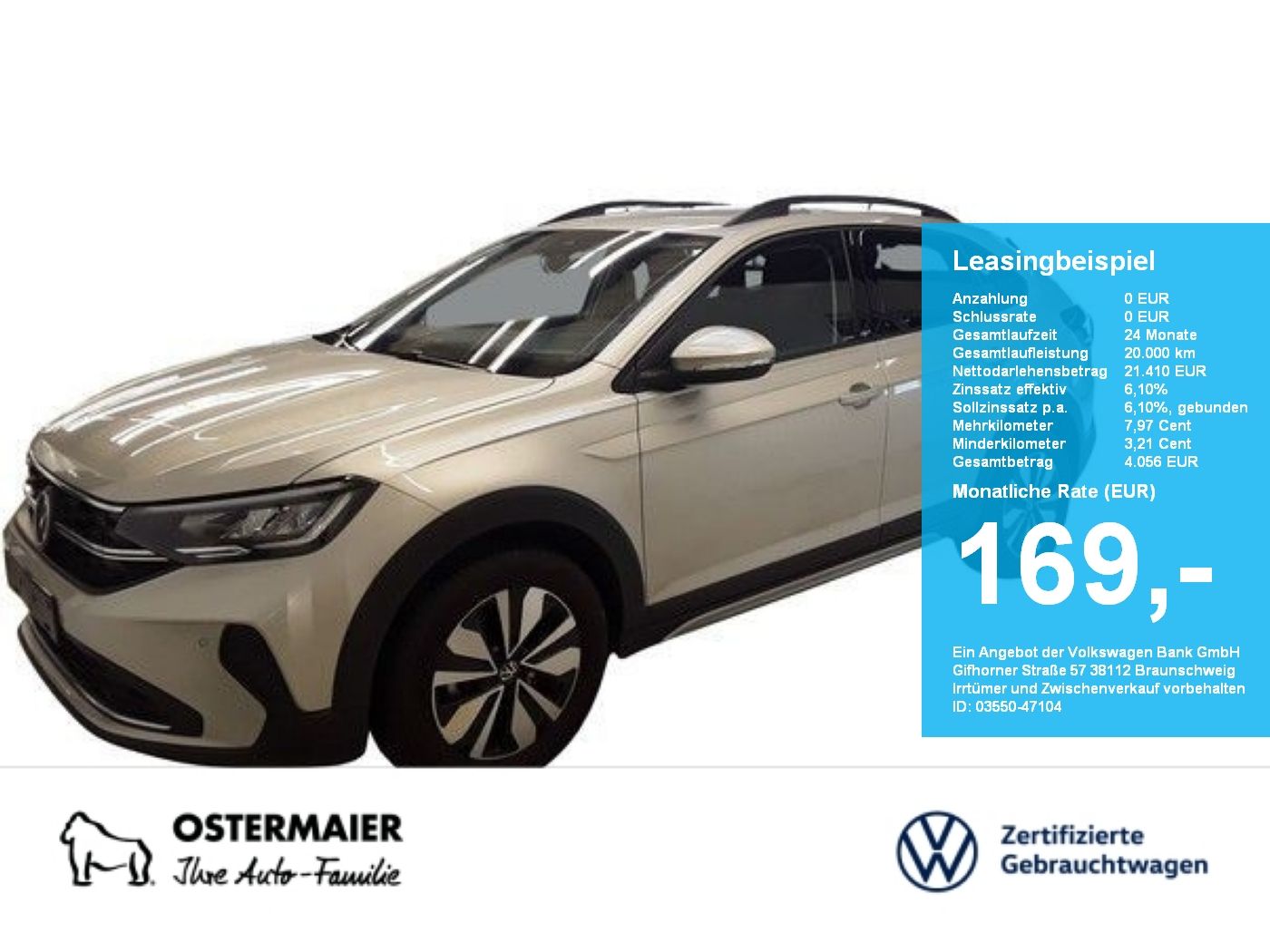 Volkswagen Taigo MOVE 1.0TSI 116PS 5J-G.KAMERA.NAVI+VC.LED.