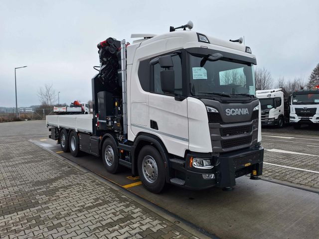 Scania R500 8x2 inkl. Palfinger Ladekran