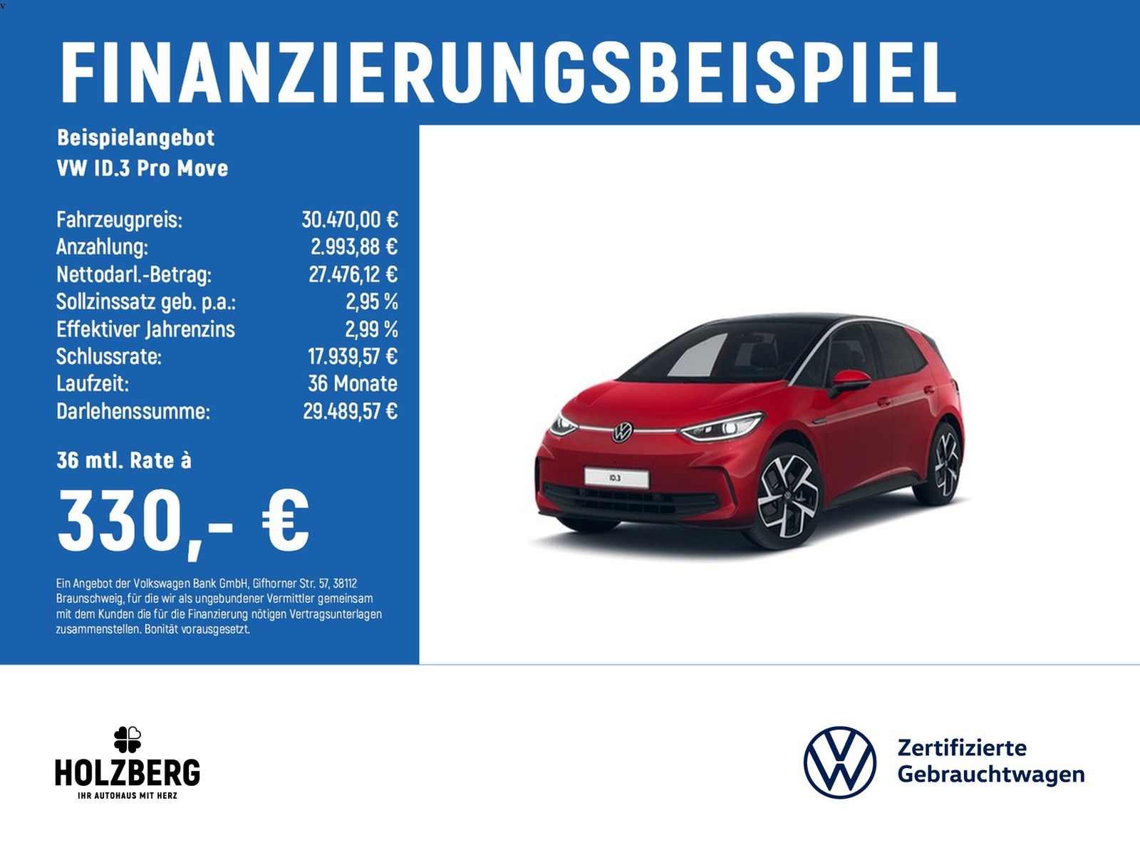 VW ID.3 Pro Move HeadUp+ergoActive