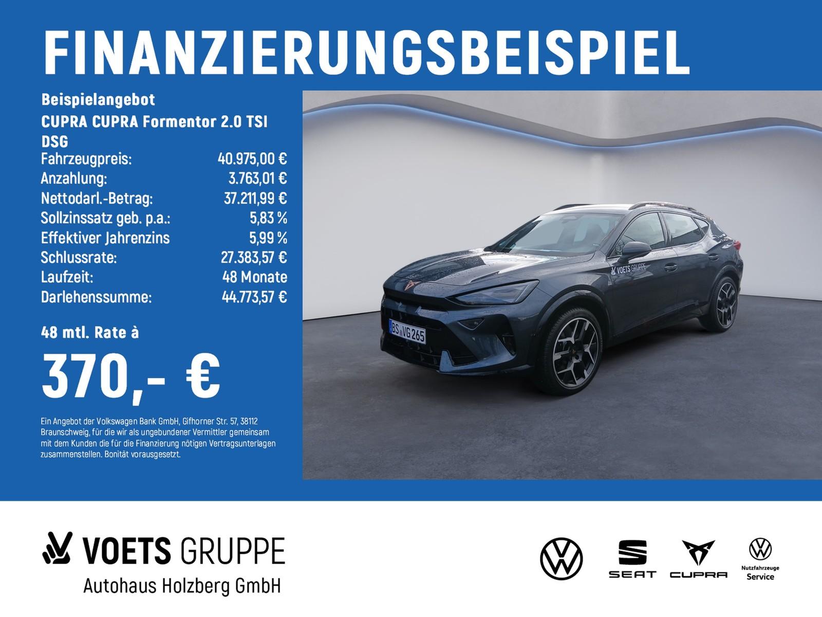Cupra Formentor 2.0 TSI DSG VZ MATRIX+NAVI+AHK