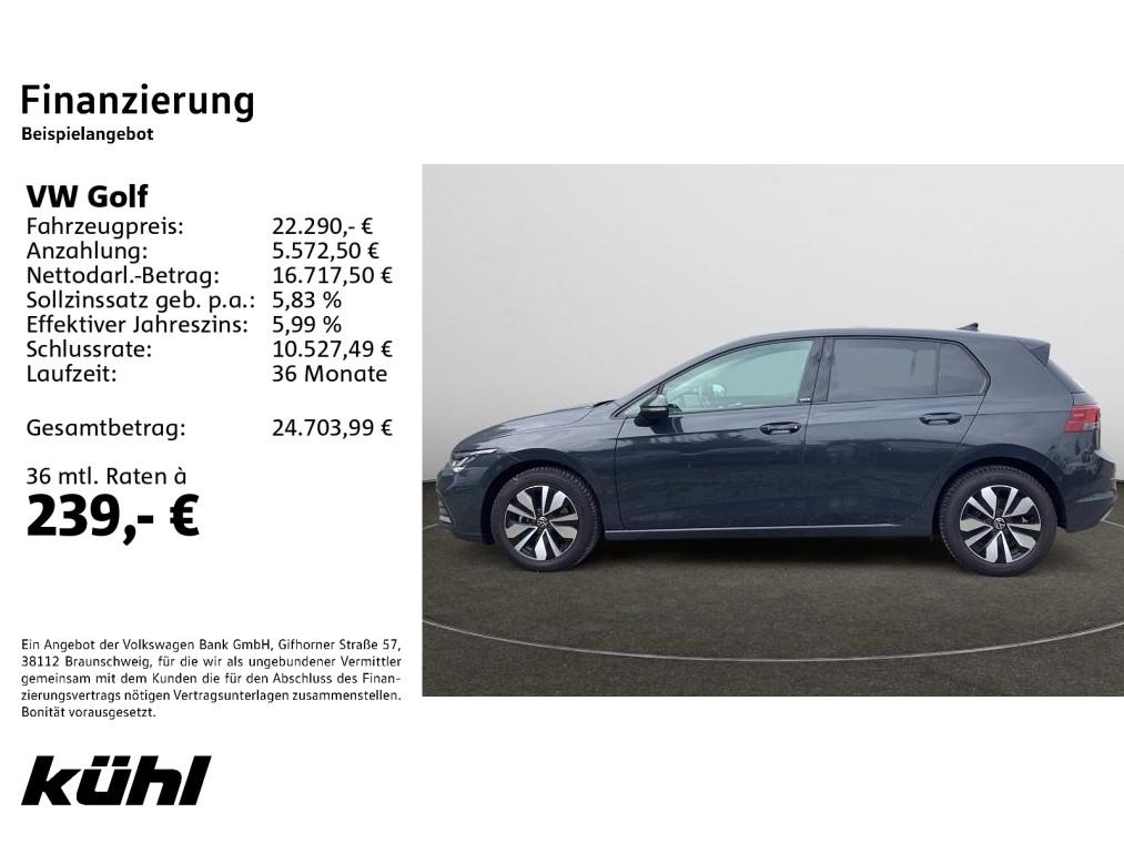Volkswagen Golf VIII 1.0 eTSI DSG Move Navi,AHK,Pano, миниатюра 2
