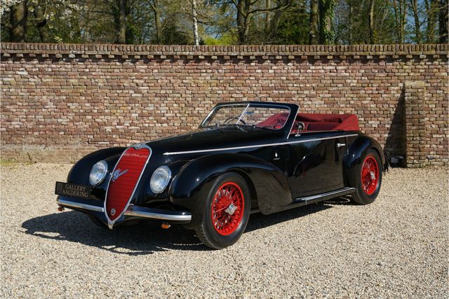 Alfa Romeo 6C 2500 Sport Convertible Equipped with an engin