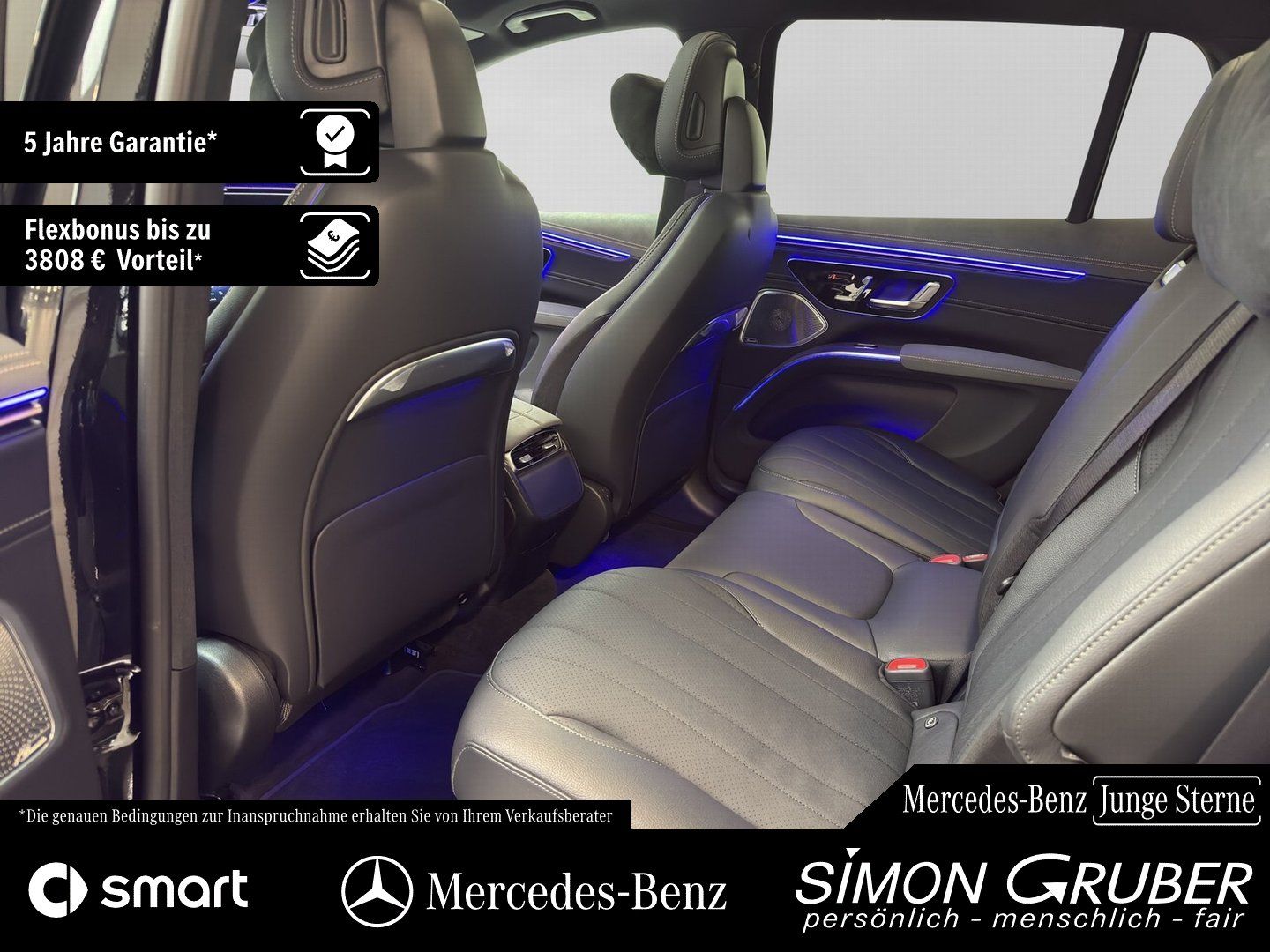 Fahrzeugabbildung Mercedes-Benz EQS 450 4M SUV Pano Hyper AHK Mod 2026 118kwh
