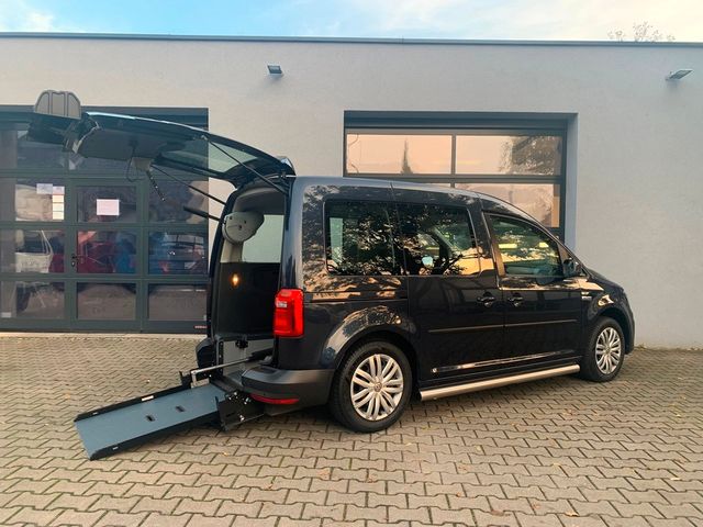 Volkswagen Caddy DSG Behindertengerecht Rampe Vollumbau