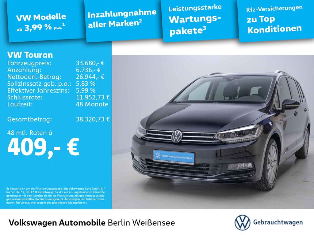 Touran 2.0 TDI Highline*AHK*NAV*RFK*LED*7-Sitz*
