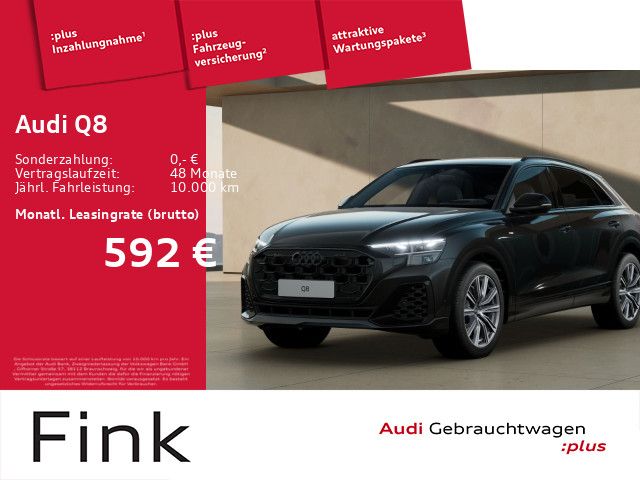 Audi Q8 55 TFSI quattro S line HuD Matrix AHK Luftfed