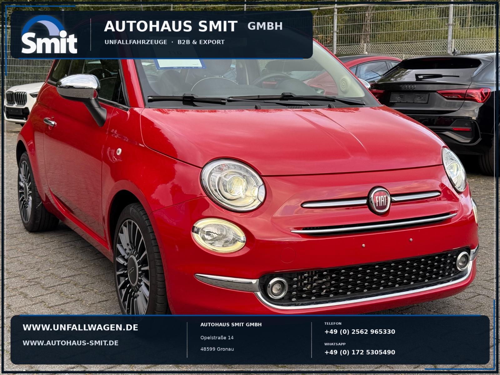 Fiat 500 Mirror*PANO*TEMPOMAT*XENON*UConnect