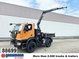 Unimog U 20 4x4, Zapfwelle, Kran Hiab 022D-3 HiDuo, - Unimog Pritsche