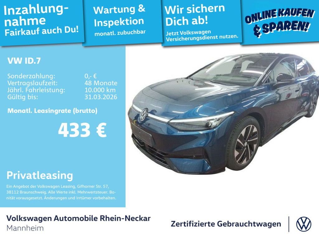 ID.7 Pro S 210kW GAR2030 Navi AHK Kamera uvm