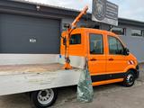 Volkswagen CRAFTER 50 PRITSCHE DoKa LADEKRAN AHK STANDHZG - Ladekran