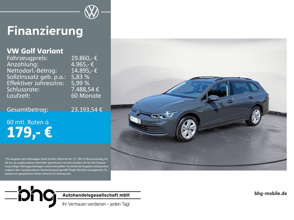 Golf Variant 1,0 TSI Life IQ.Drive ACC-Park-Assi