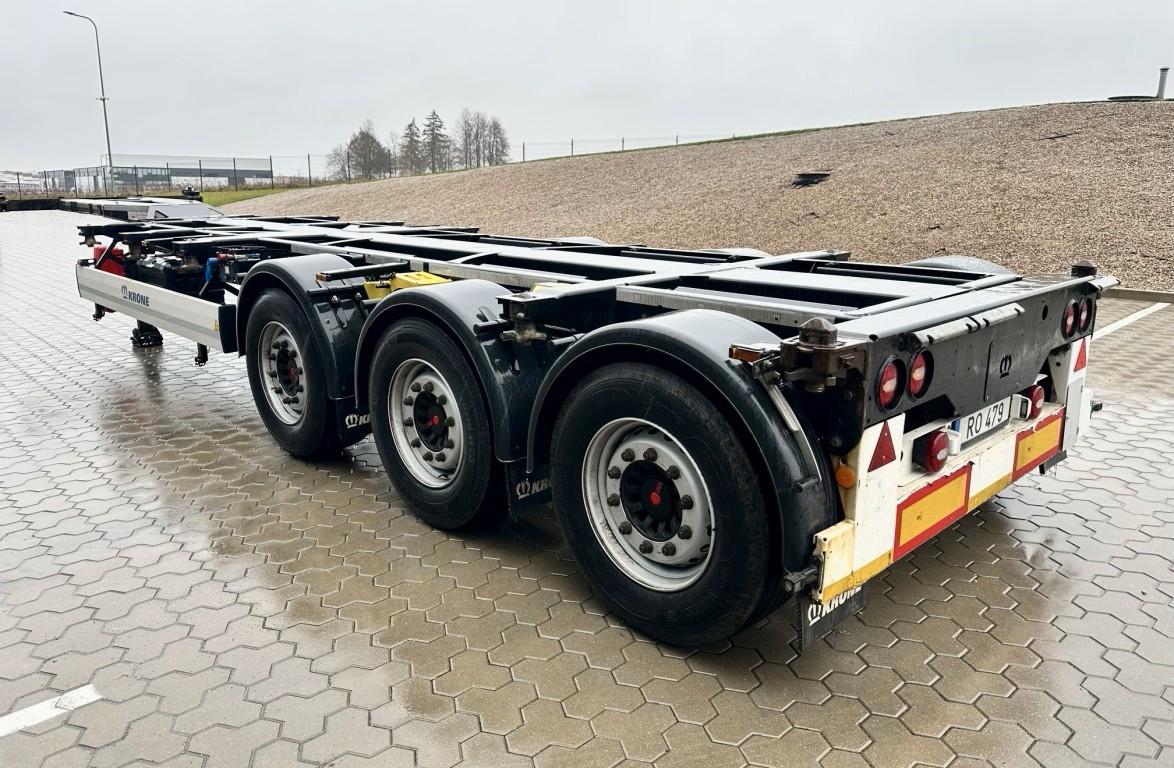 Krone SDC 27 eLTU50 container chassis semi-trailer