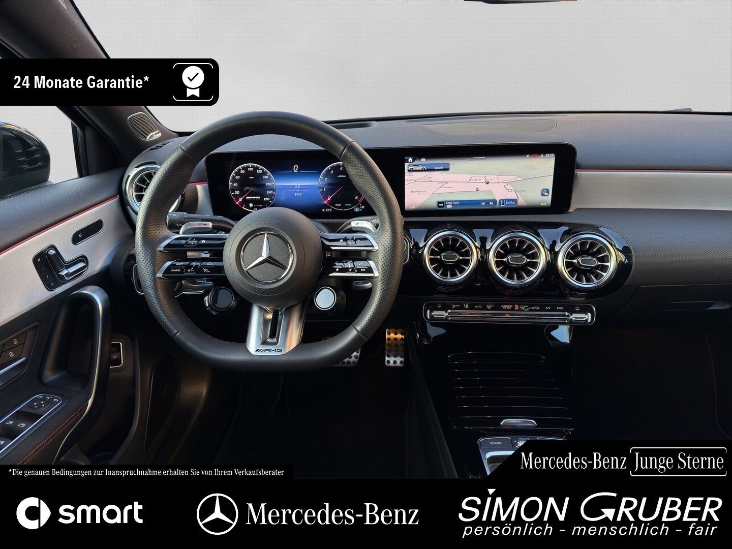Fahrzeugabbildung Mercedes-Benz A 35 4M AMG Limo Night II Pano HUD 360 Burm Ambi