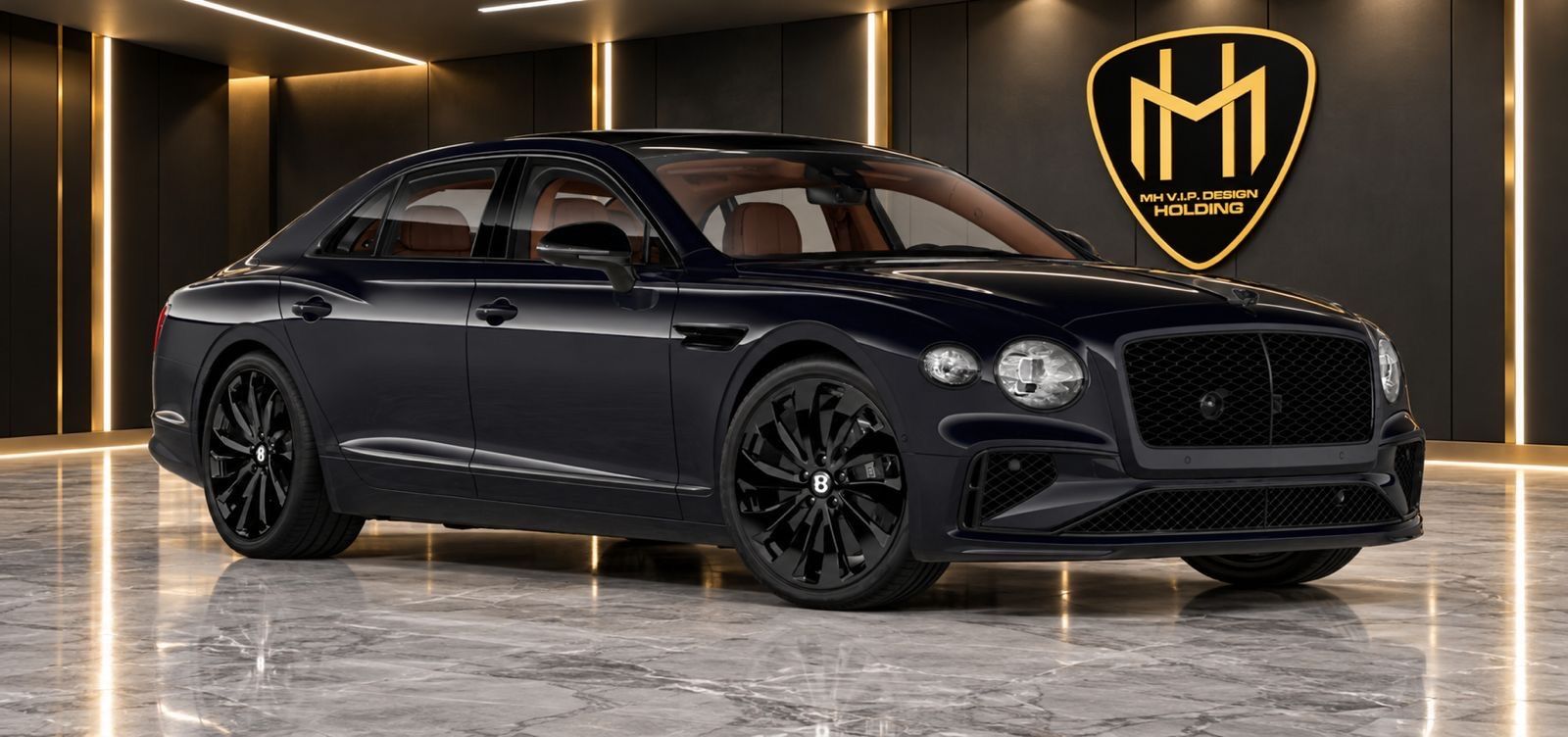 Bentley Flying Spur BLACK SAPPHIRE