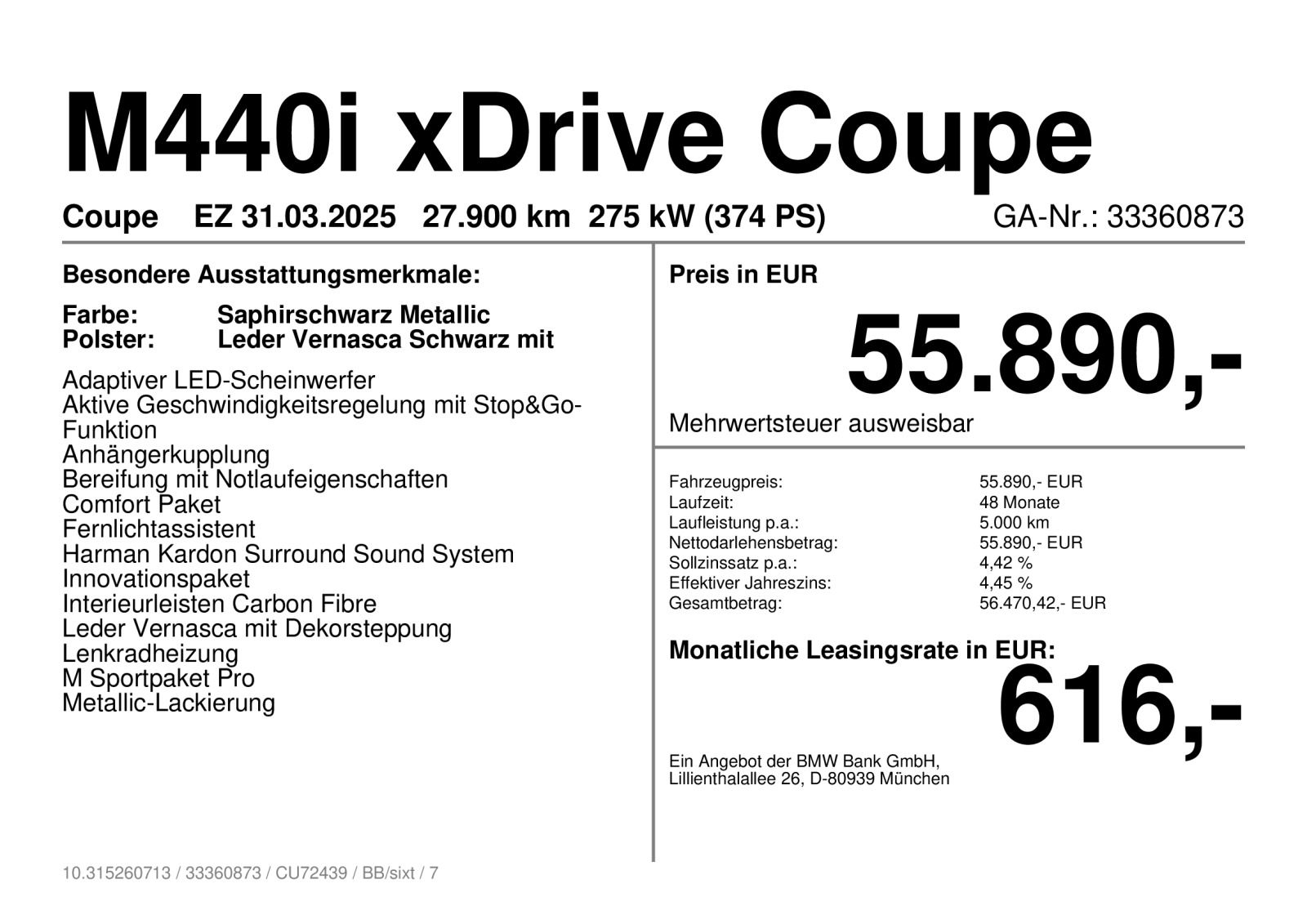 BMW M440 - Bild 5