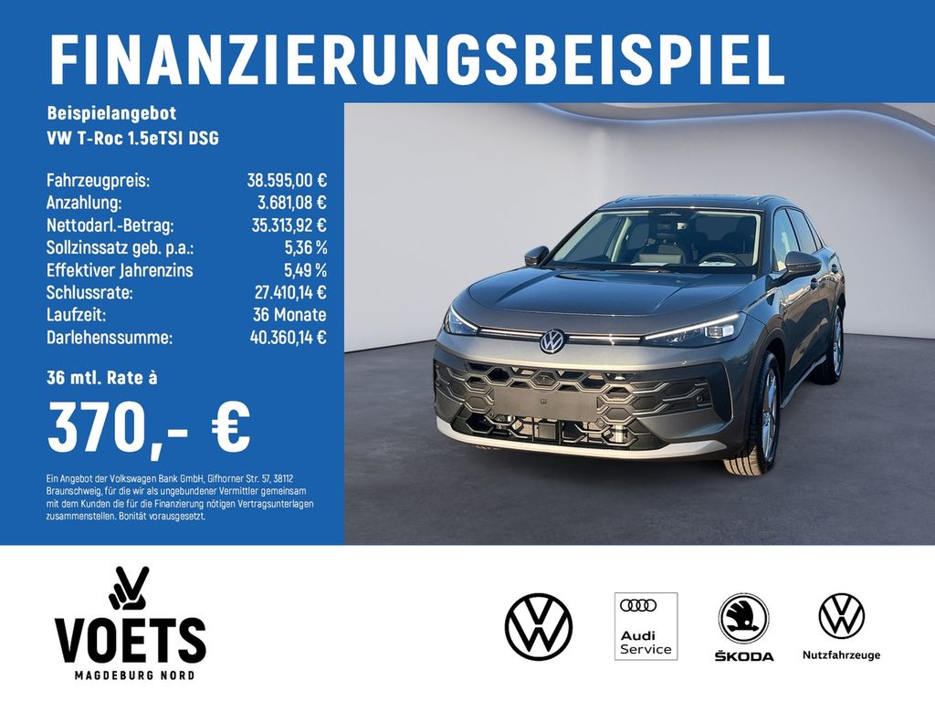T-Roc 1.5eTSI DSG Sryle LED+NAVI+PANO+5JAHRE GAR