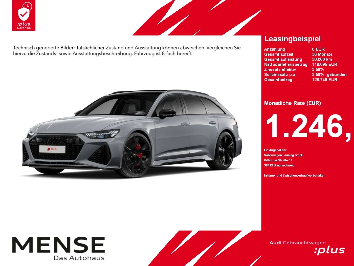 Audi RS 6 Avant 4.0 TFSI quatrro S tronic Matrix|AHK|