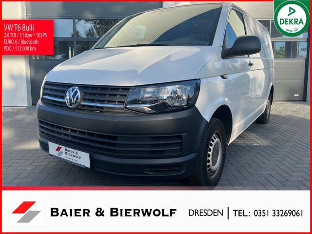 Volkswagen T6 Transporter Kasten 2.0 TDI Klima PDC 1.Hand