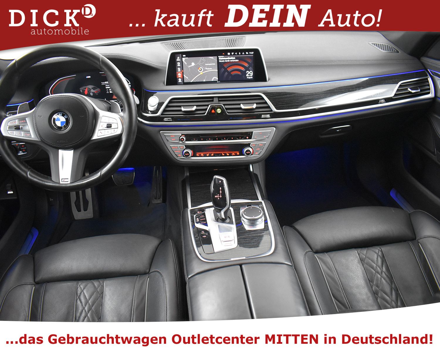 BMW 730d Sport Aut M PAKET+LUFT+SOFT+KOMFORSI.+KAMER - Image 8