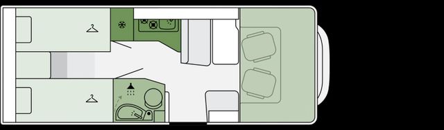 Etrusco A 6.9 SB Markise Navi RFK Plisses ISOFIX