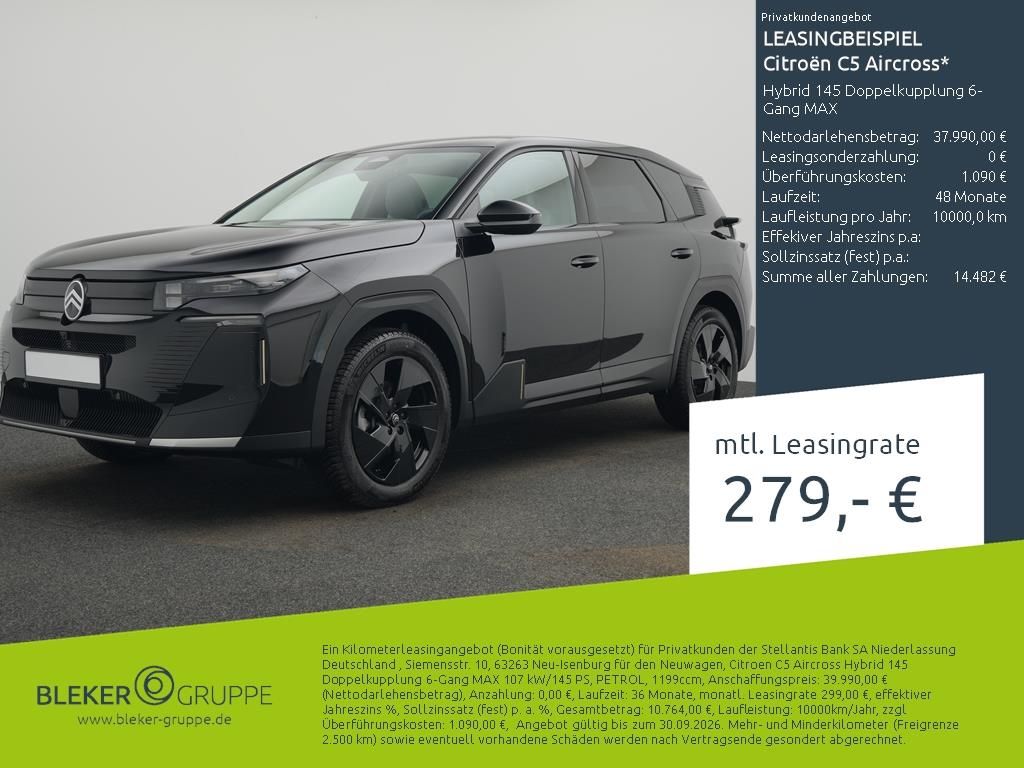 Citroën C5 Aircross Hybrid 145 Doppelkupplung 6-Gang MA