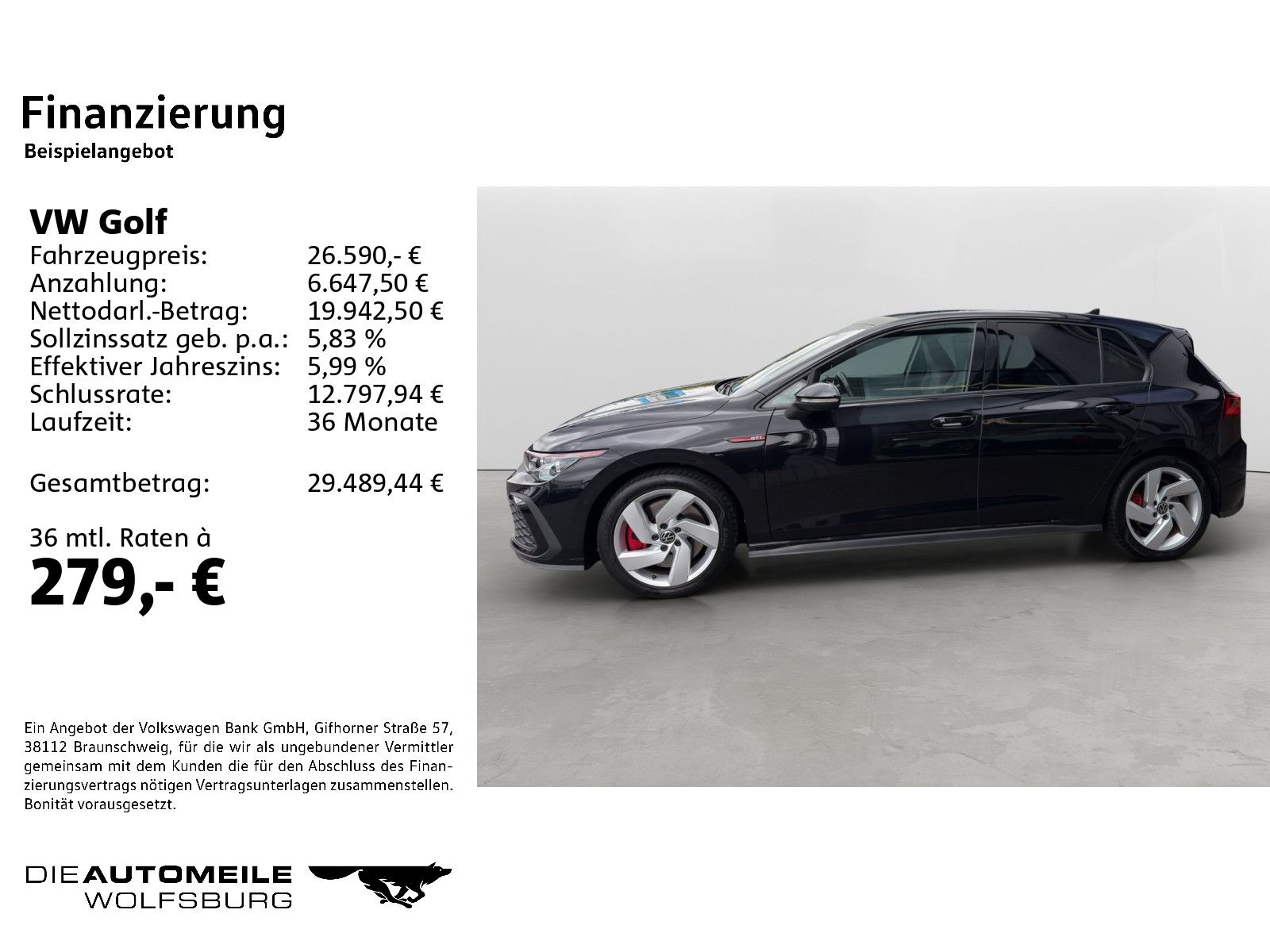 Volkswagen Golf 8 VIII GTI 2.0 TSI DSG GTI Matrix ACC Stand foto 2