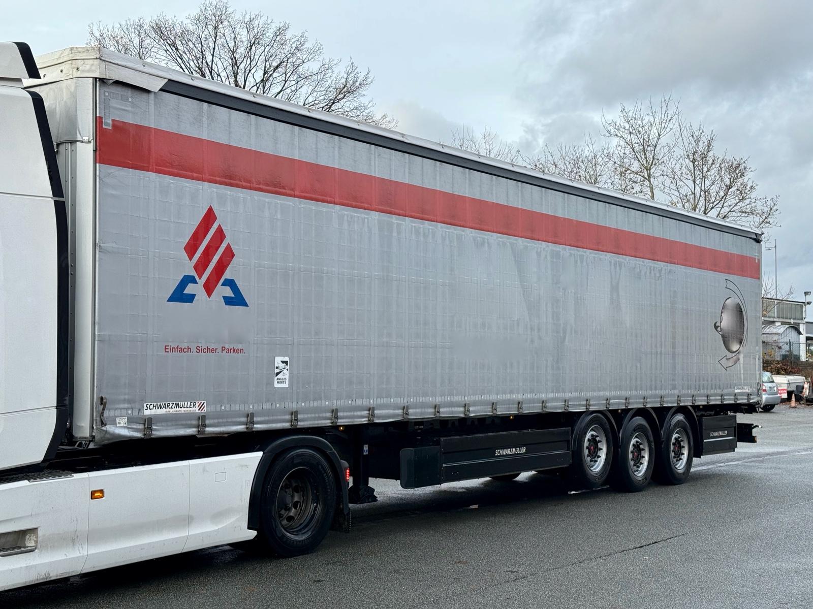 Schwarzmüller S1/Edscha&Gardine/Palettenkasten/Lift/SAF/TÜV+SP