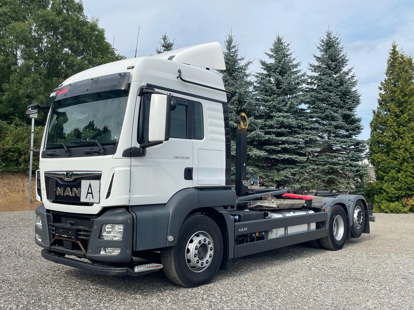 MAN TGS 26.510 | Abroller 6x2-4 BL | Standklima|Hyva