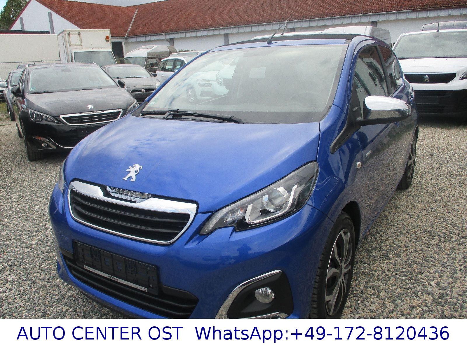 Peugeot 108 TOP Style VTI 72-FALTDACH-KLIMA-WR-1HAND!!!!