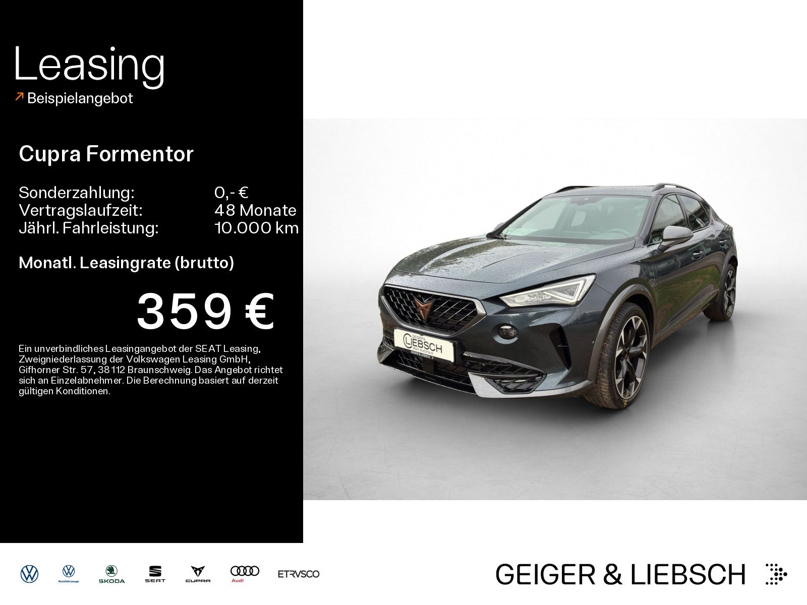 Cupra Formentor 1.4 e-Hybrid VZ*LED*AHK*KAMERA*PDC*SHZ