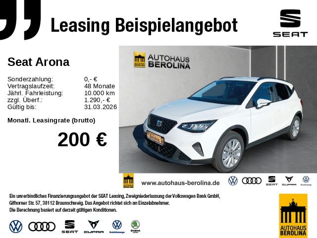 Seat Arona 1.0 TSI Road Edition DSG *NAV*GRA*PDC*SHZ*