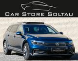 Volkswagen Passat GTE Pano Nappa IQ-LED HuD 360Cam 18" AHK - mit Hybrid-Antrieb: Blau, Head-Up Display, Kombi
