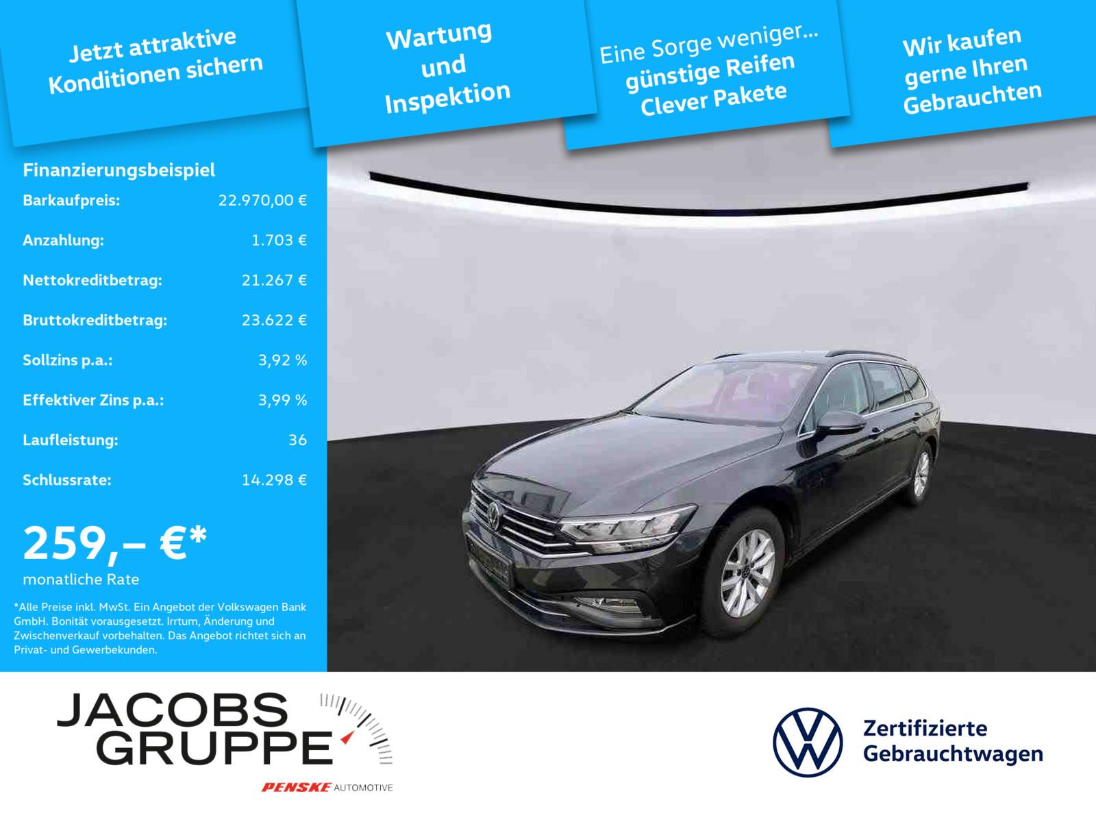 Volkswagen Passat Var. 1.5 TSI NAVI*AHK*CAM*SHZ*ACC Busines