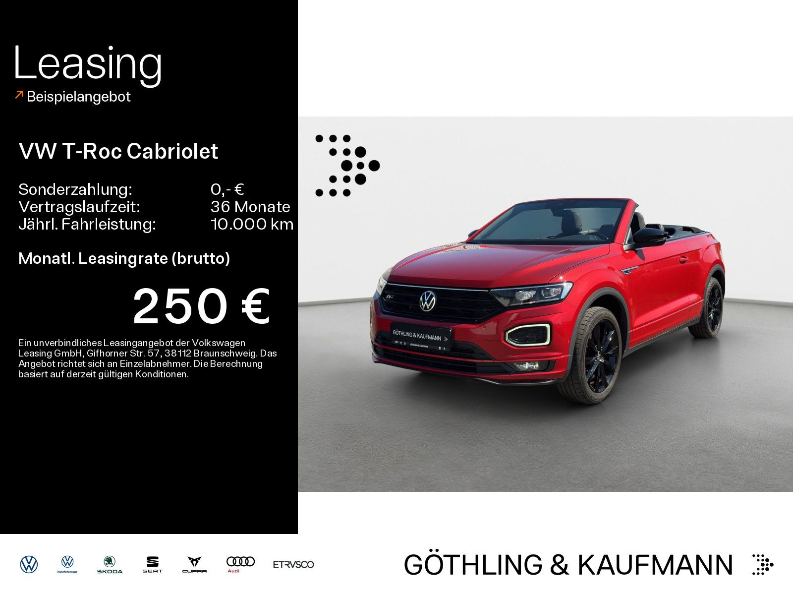 Volkswagen T-Roc Cabriolet R-Line 1.5 TSI*NAVI*KAM*PDC*LED*