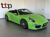 Porsche 991 Cabrio 4 Sportabgasanlage Sitzbelüftung ACC - Porsche mit Benzin-Antrieb: Grün, Cabrio