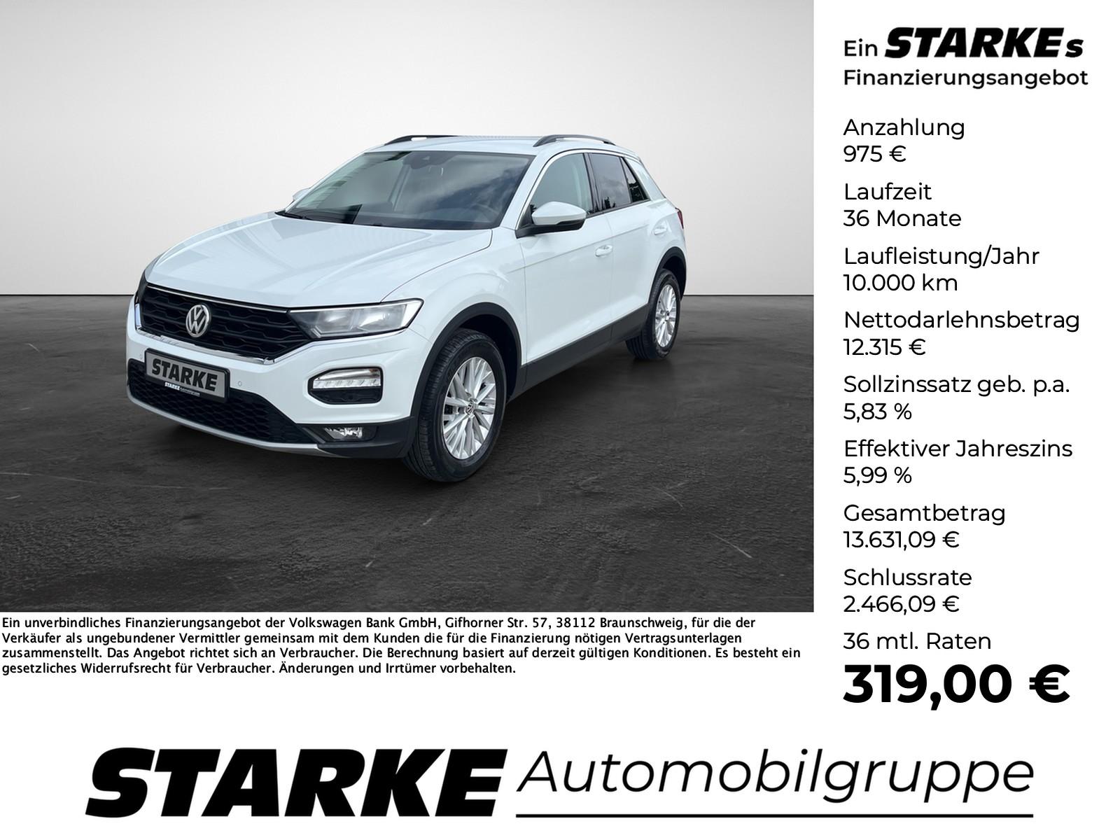 Volkswagen T-Roc 1.0 TSI Style  PDC LM Tempo Klima