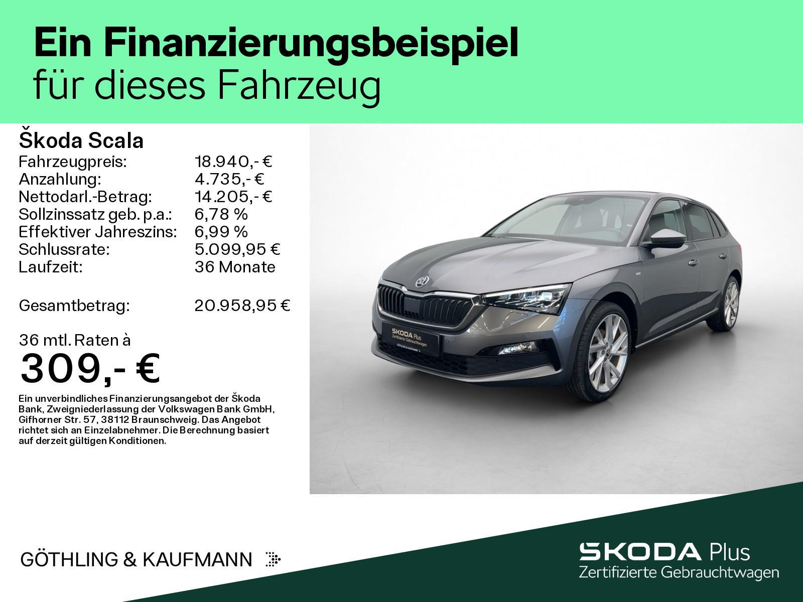 Skoda Scala 1.5 TSI*NAVI*SHZ*PDC*LED*