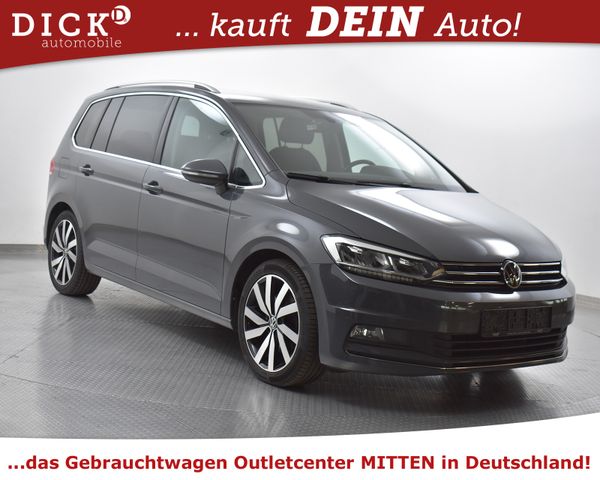 VW Touran 2.0d Highl NAV+LED+KAM+ACC+AHK+MASSAG+18"