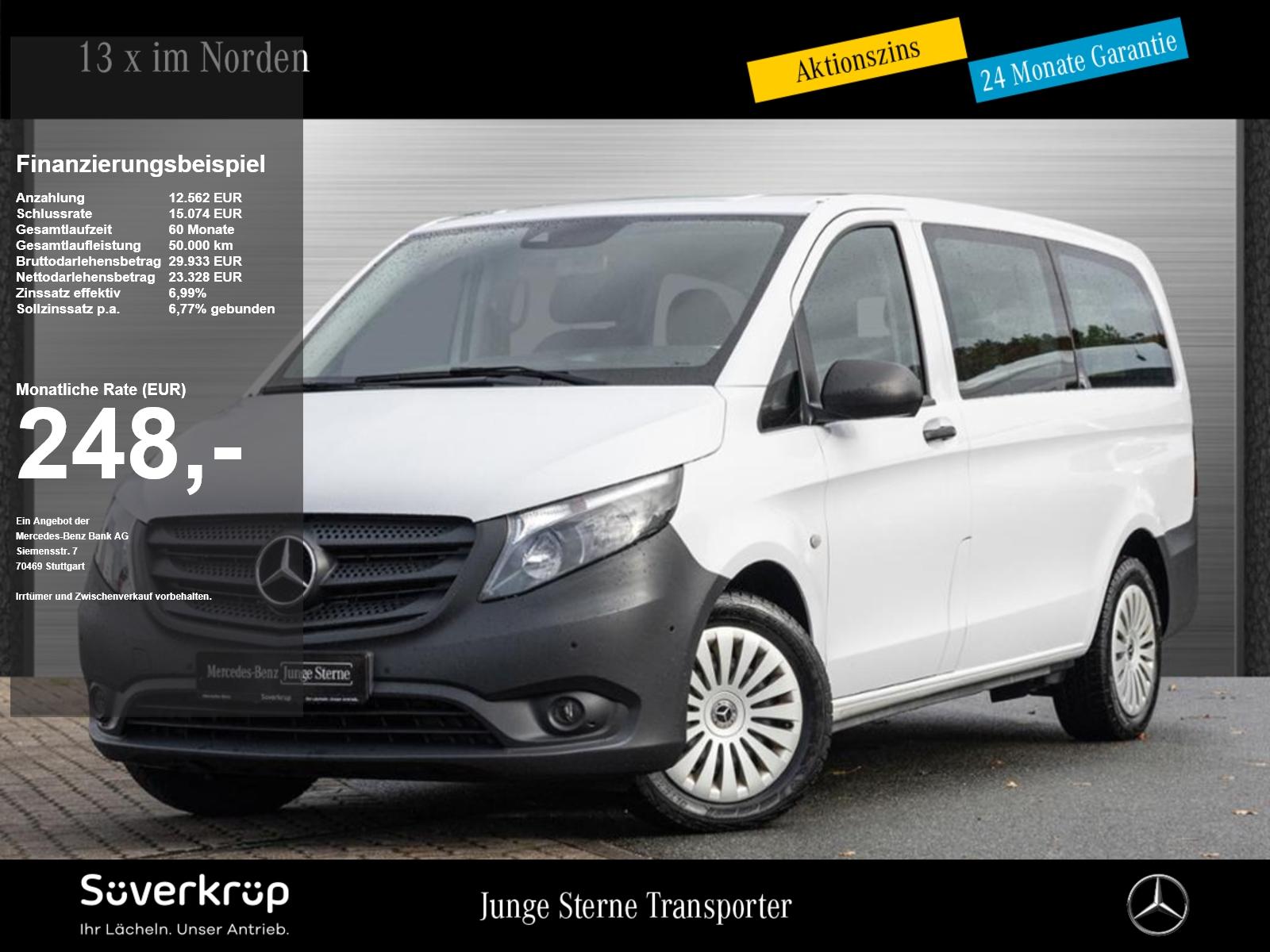 Mercedes-Benz Vito 114 TOURER PRO NAVI KLIMA 8SITZER AUTOM PDC
