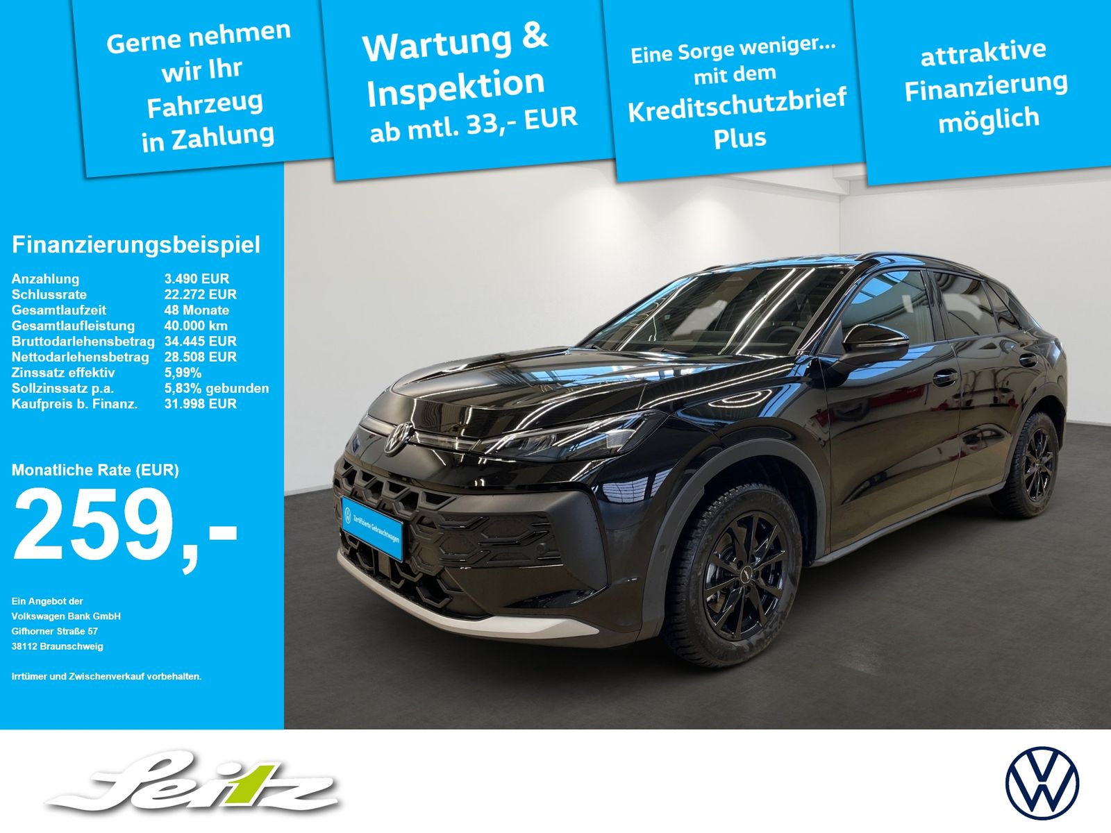Volkswagen T-Roc 1.5 eTSI Style AHK MATRIX NAVI KAMERA foto 1