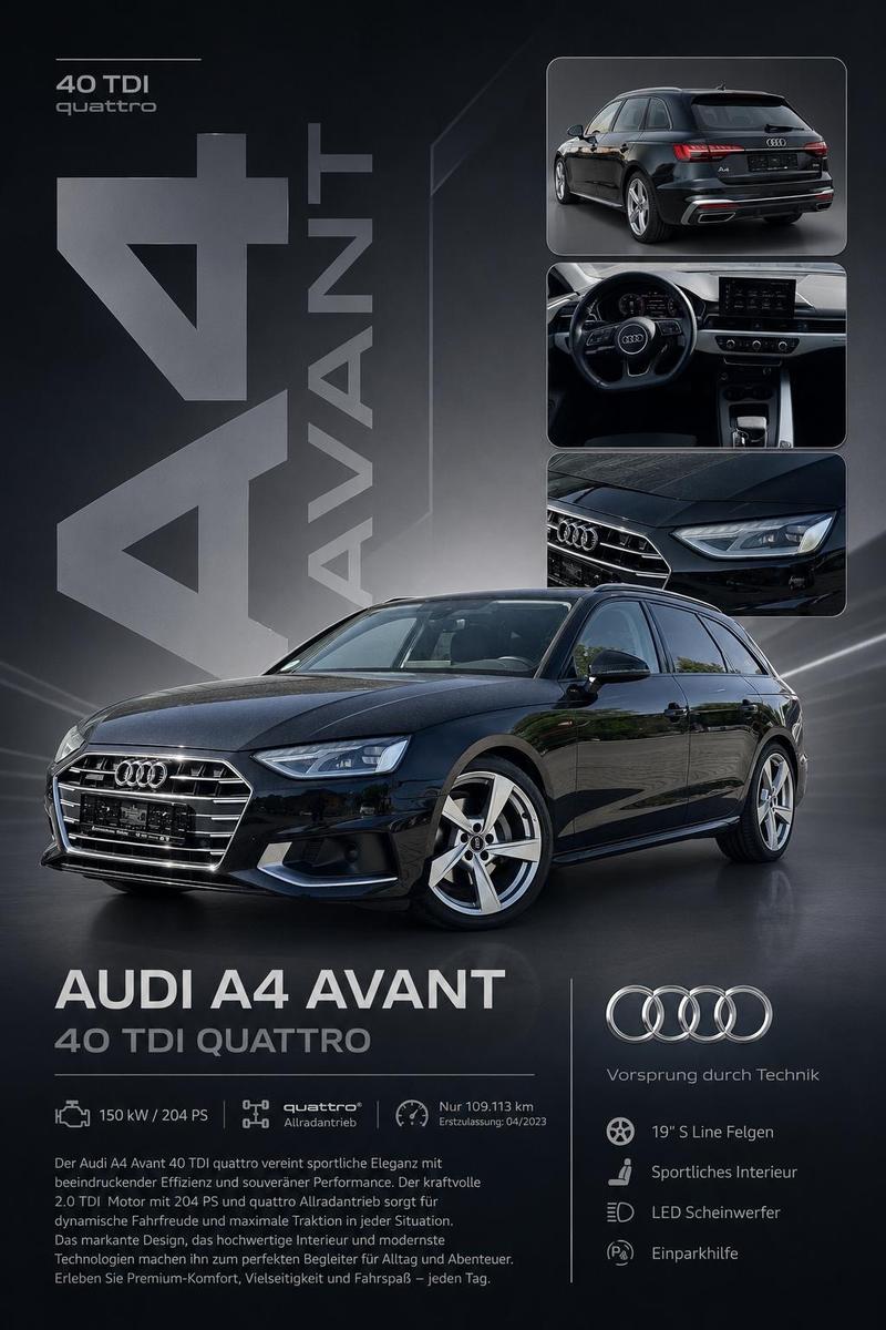 Audi A4 Avant 40 TDI quattro advanced