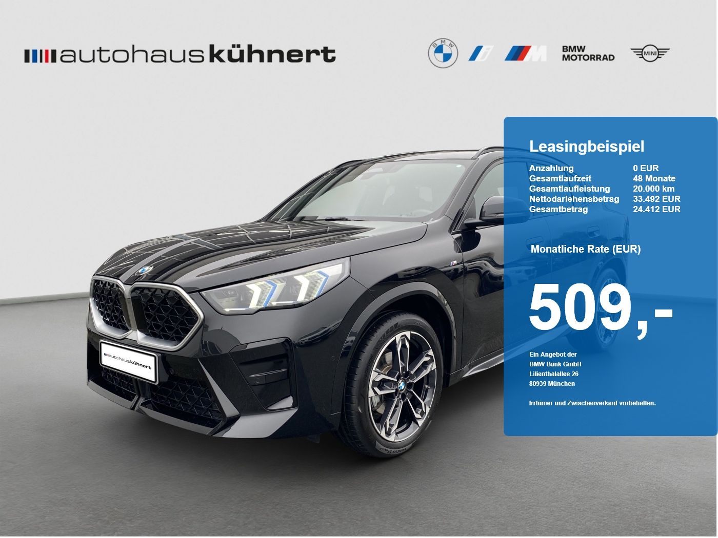 BMW X2 xDrive 20d M Sport AHK 360° HUD Navi RFK P foto 1