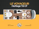 Le Voyageur Heritage 7.6 CF LUXUS PAKET+2xKLIMA+TV+4GANTENNE - Le Voyageur Wohnwagen & Wohnmobile