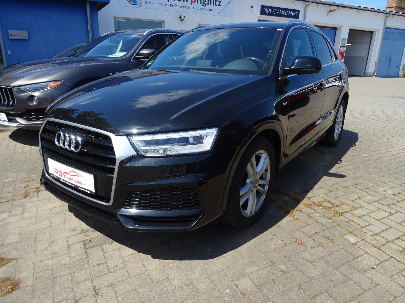 Audi Q3 S Line sport plus-Autom-Tempom-SHz-Navi-