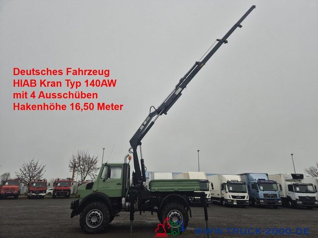 Unimog U 2450 HIAB 140 AW 16,5m Höhe 6 Zylinder 241 PS