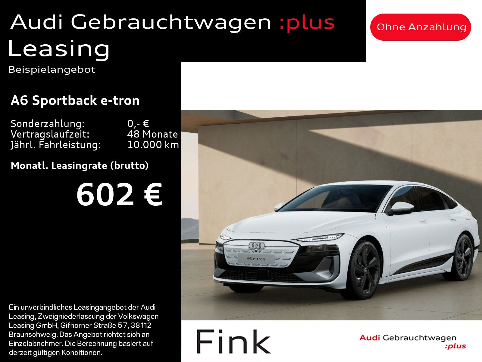 Audi A6 Sportback e-tron S line Tech plus AHK